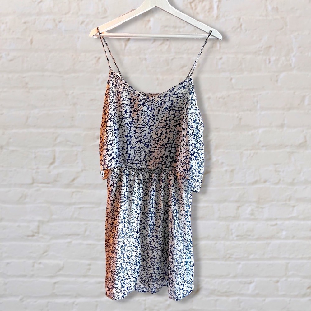 Flowy Floral Dress - Mini Length
